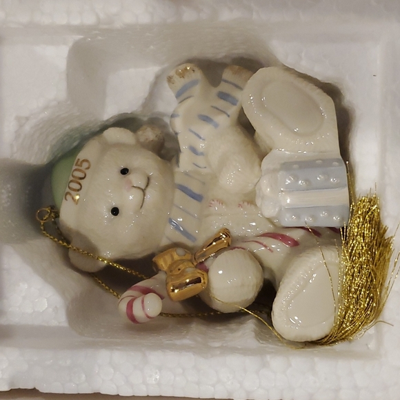 Lenox Teddy Ornament - Picture 5 of 6